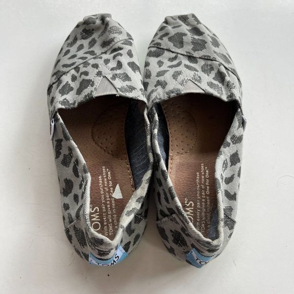 TOMS Women's CLASSIC Canvas Slip on flat Printed Fabric Size‎ 7 - Picture 3 of 5
